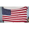 Image 1 : *vintage US Flag (50 stars) by Valley Forge Flag Co. - 118" long x 60" tall (approx 5ftx10ft)