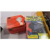 Image 3 : small metal ammo box, power adapter, misc
