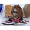 Image 2 : Box of boots, shoes, sandals - mostly size 9 + 10