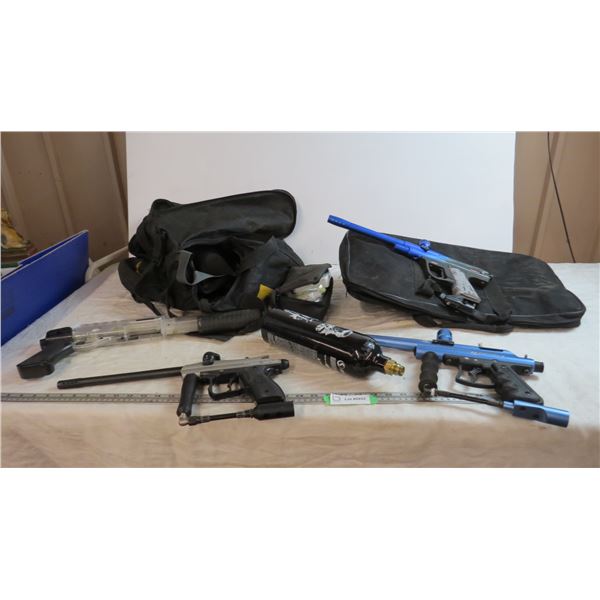 paint ball guns with carry case