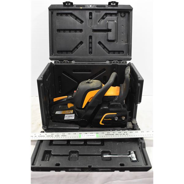 Poulan Chainsaw & Case – No Blade, Untested