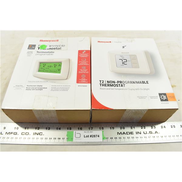 2 Honeywell Thermostats