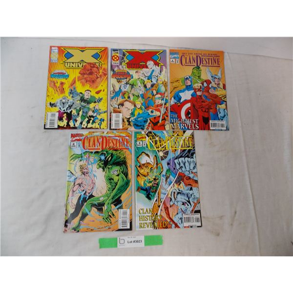 X-Universe 1, 2 & Clandestine 4, 6, 8
