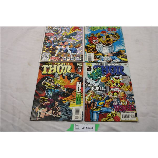 4 Various Marvel Comics