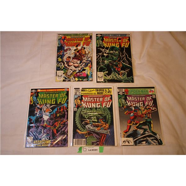 Marvel Comics Master Of Kung Fu 102,106,107,111,122