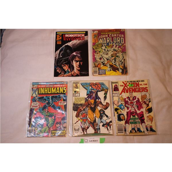 The X-Men vs The Avengers,The Inhumans,Robotech Invid War,WarLord2,Heroes for Hope1