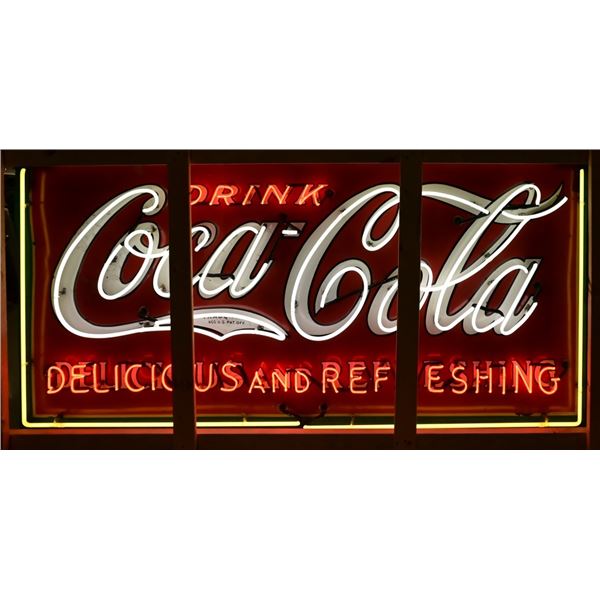 Large Coca-Cola Neon Sign