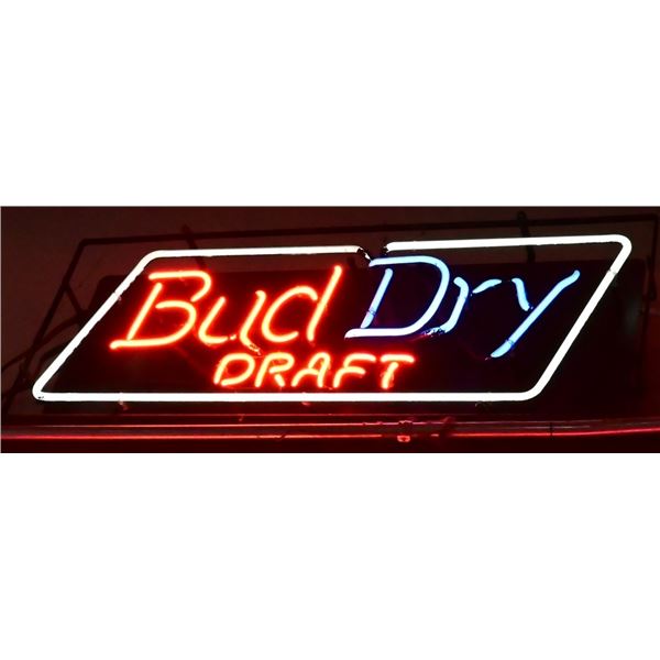 Bud Dry Draft Neon Sign