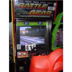 Battle Gear Driving Game w/rumble effect  by Taito