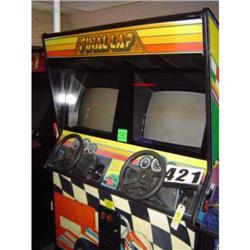 Final lap 2 player standing racing game  by Atari