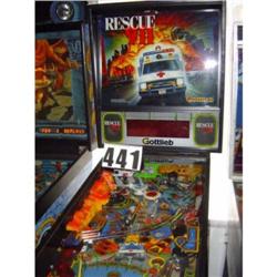 Rescue 911Pinball  by Gotlieb