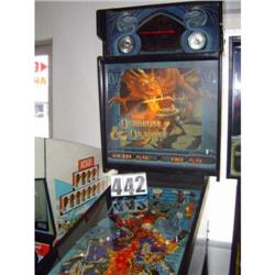 Dungeons and Dragons Pinball by Bally
