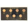 Image 1 : 1982-7 VARIETIES LINCOLN CENT SET (UNC)