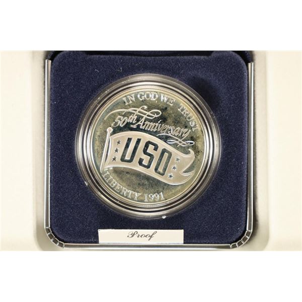 1991 USO 50TH ANNIVERSARY COMMEMORATIVE PROOF