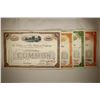 Image 3 : 4 ASSORTED VINTAGE RAILROAD STOCK CERTIFICATES
