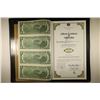 Image 2 : UNCUT SHEET OF 4-2003-A $2 FRN'S CRISP UNC IN