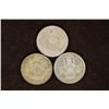 Image 1 : 1926, 1942 & 1946 GREAT BRITAIN SILVER SHILLINGS