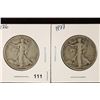 Image 1 : 1936 & 1937 WALKING LIBERTY HALF DOLLARS