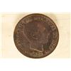 Image 1 : 1877 SPAIN 5 CENTIMOS