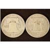 Image 2 : 1949 & 1953 SILVER FRANKLIN HALF DOLLARS