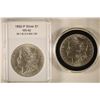 Image 1 : 1892-P UNC & 1892-O VF MORGAN SILVER DOLLARS