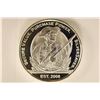 Image 2 : 1 TROY OZ .999 FINE SILVER PROOF ROUND MASS