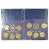 Image 1 : 10 SOLID BRASS PRESIDENTIAL TOKENS WITH COLLECTOR