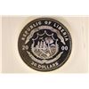 Image 2 : 2000 LIBERIA SILVER PROOF $20 BOSTON TEA PARTY