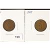 Image 1 : 1908 & 1909 VERY FINE INDIAN HEAD CENTS