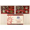 Image 1 : 2001 US SILVER PROOF SET (WITH BOX)