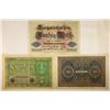 Image 2 : 3 PIECES OF GERMAN CURRENCY 1914-50 MARKS AND