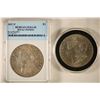 Image 1 : 1897-P TONED UNC & 1891-O VF MORGAN SILVER DOLLARS