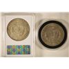 Image 2 : 1897-P TONED UNC & 1891-O VF MORGAN SILVER DOLLARS
