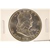 Image 1 : 1958-D SILVER FRANKLIN HALF DOLLAR BRILLIANT UNC