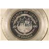 Image 2 : 2000 LIBERIA SILVER $10 1ST MAN ON THE MOON PROOF