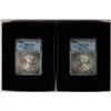 Image 1 : 2-2003 AMERICAN SILVER EAGLES ANACS MS70'S