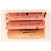 Image 1 : 3 ROLLS OF LINCOLN CENTS 1964-P BRILLIANT UNC,