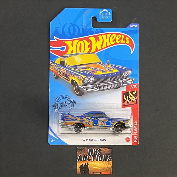 HOT WHEELS '57 PLYMOUTH FURY 1/64TH SCALE (ref115)