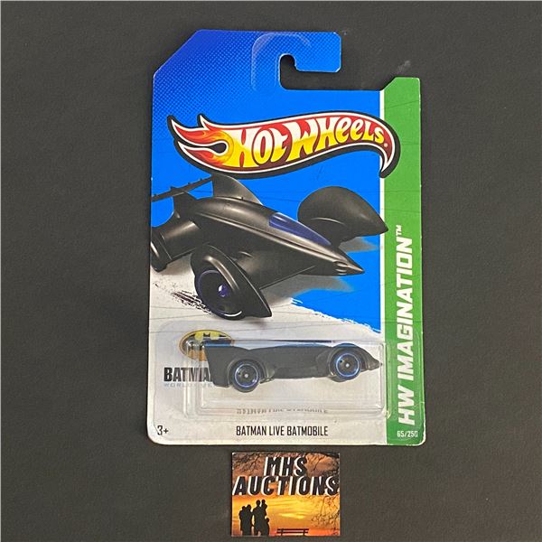 HOT WHEELS BATMAN LIVE BATMOBILE 1/64TH SCALE (ref129)