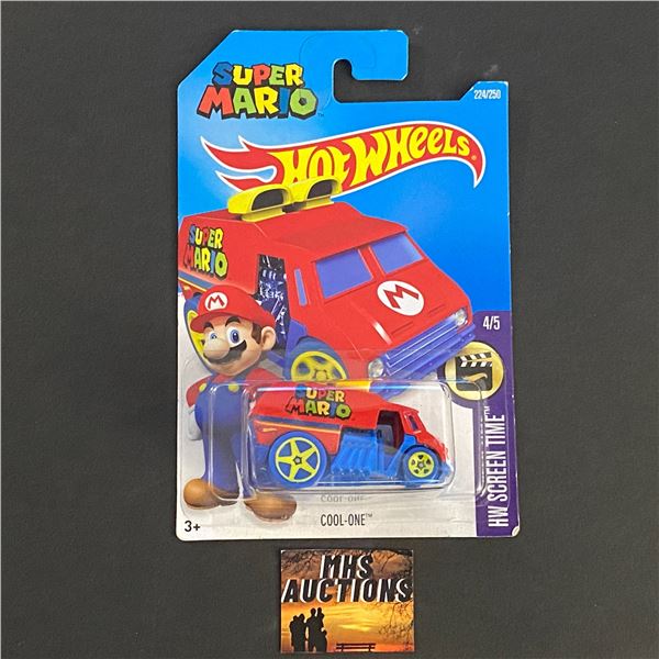 HOT WHEELS SUPER MARIO COOL-ONE 1/64TH SCALE (ref137)
