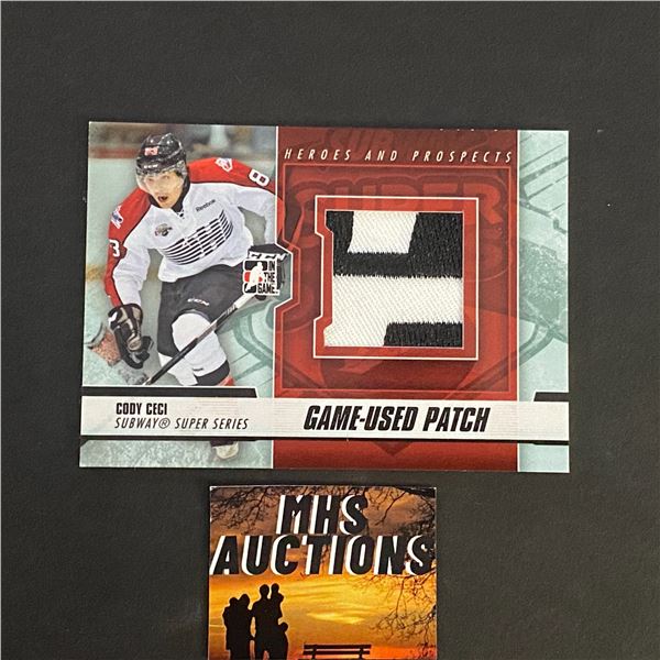 CODY CECI 2013 IN THE GAME PATCH CARD BLACK VERSION (ref13)