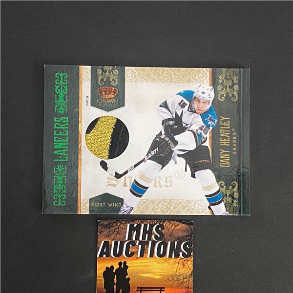 DANY HEATLEY 2010 PANINI PATCH CARD #14/25 ONLY 25 MADE IN THE WORLD! (ref18)