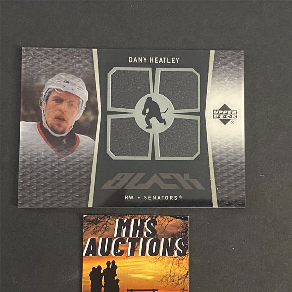 DANY HEATLEY 2007-08 BLACK HOCKEY JERSEY CARD (ref30)