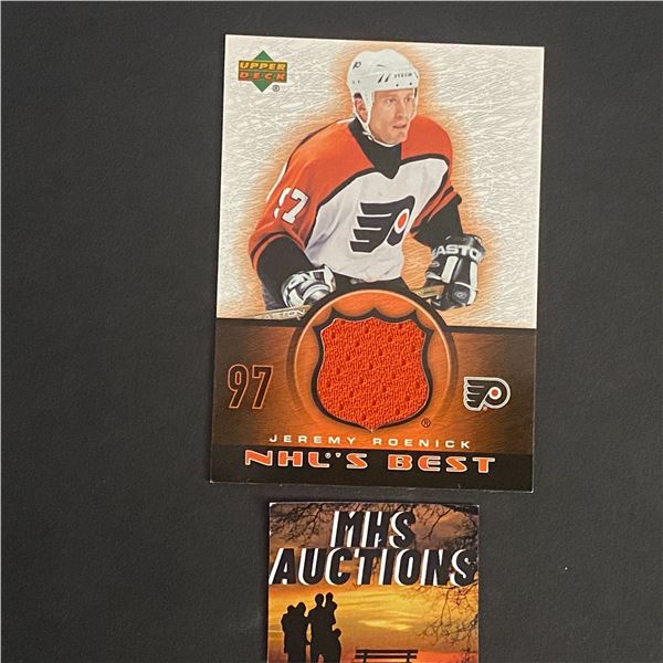 JEREMY ROENICK 2003 UPPER DECK HOCKEY JERSEY CARD (ref34)
