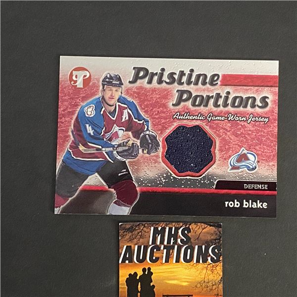 ROB BLAKE 2004 TOPPS HOCKEY JERSEY CARD (ref35)