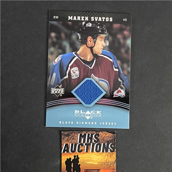 MAREK SVATOS 2006-07 BLACK DIAMOND JERSEY CARD (ref41)