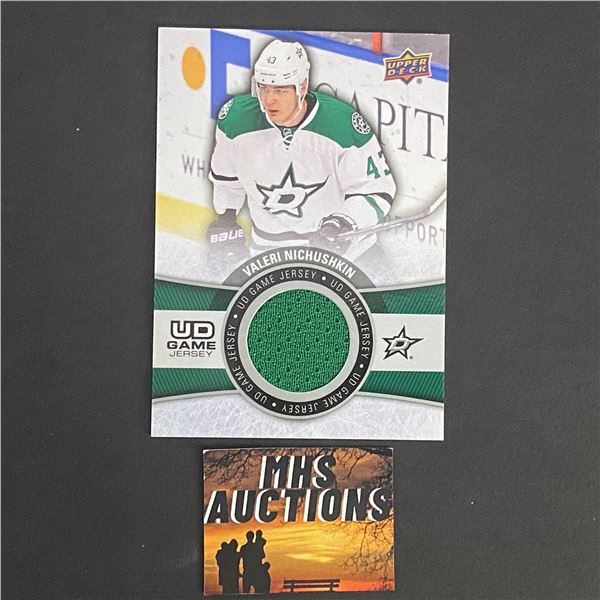 VALERI NICHUSHKIN 2015-16 UPPER DECK SERIES 1 STARS JERSEY CARD (ref50)