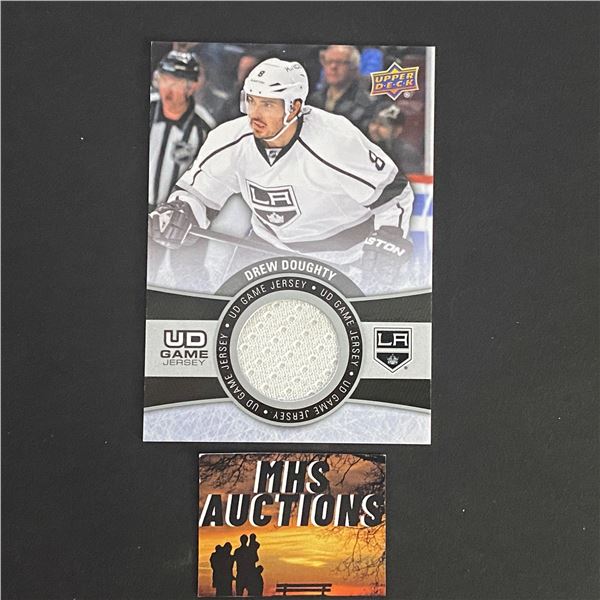 DREW DOUGHTY 2015-16 UPPER DECK SERIES 1 KINGS JERSEY CARD (ref53)