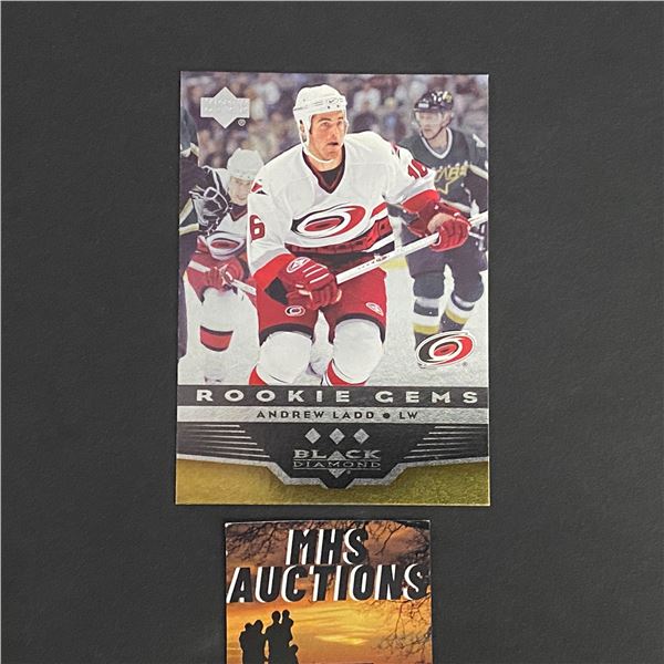 ANDREW LADD 2006 ROOKIE BLACK TRIPLE DIAMOND CARD (ref62)