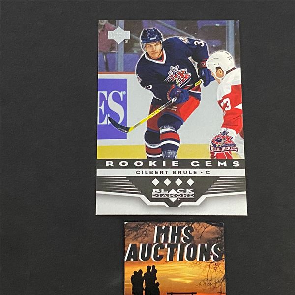 GILBERT BRULE 2006 ROOKIE TRIPLE DIAMOND CARD (ref66)